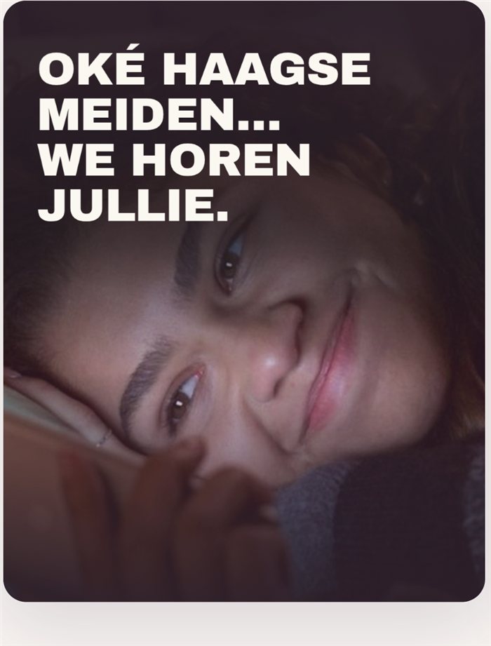 Instagram carrousel: Oké Haagse meiden, we horen jullie